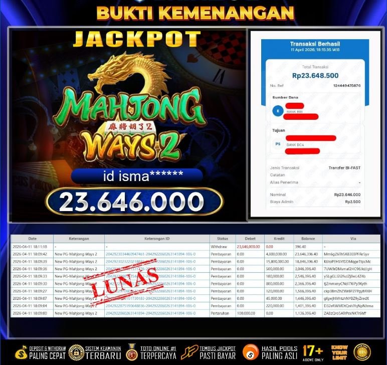 Dolantogel : Bukti Pembayaran JP23
