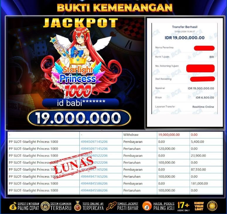 Dolantogel : Bukti Pembayaran JP21
